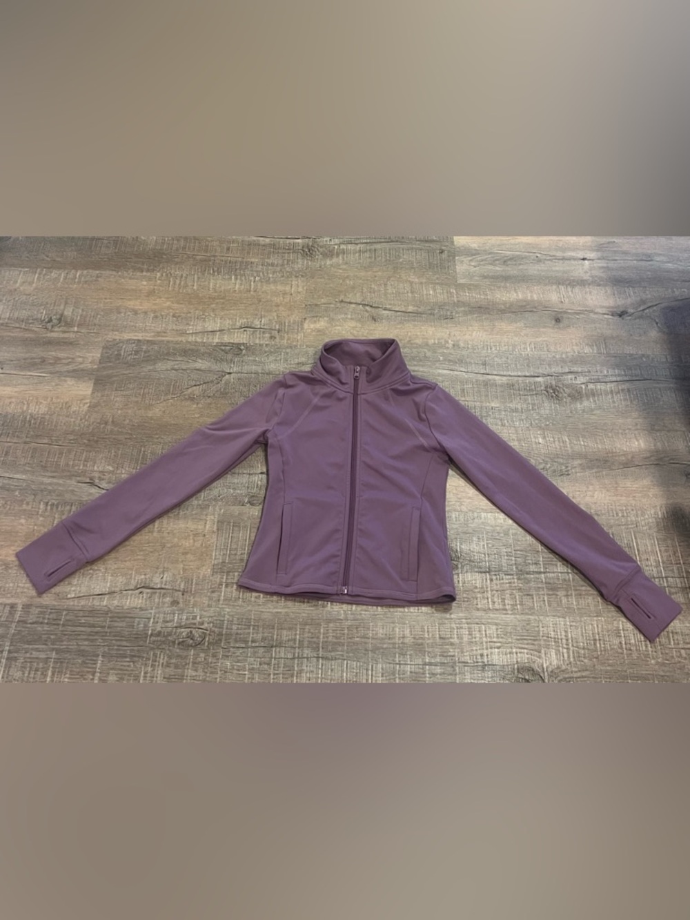 abercrombie kids mauve girls  9-10 full-zip athletic  jacket